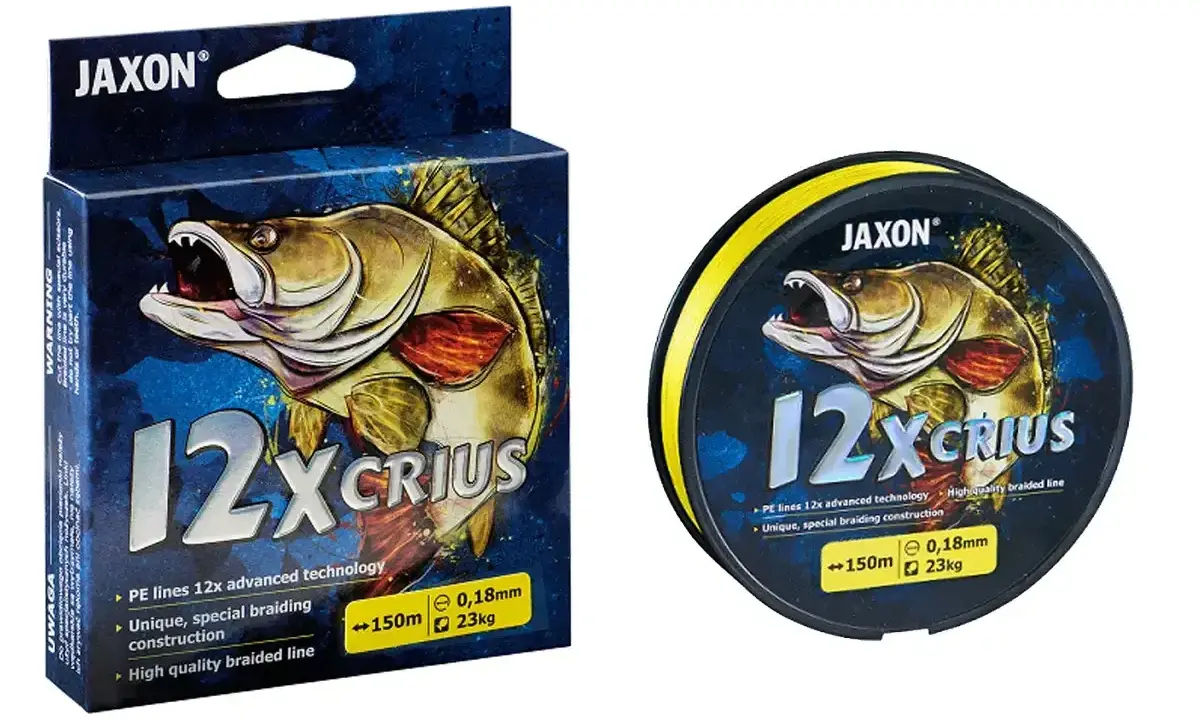 Jaka plecionka na szczupaka? Jaxon 12x Crius, 0,18mm, 23kg. Idealna do łowienia drapieżników.
