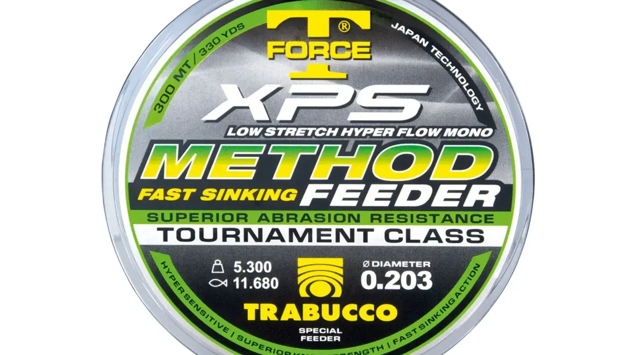Jaka żyłka do method feeder? Trabucco XPS Method Feeder, 0.203mm, szybkie tonięcie, odporna na przetarcia. Idealna na zawody.