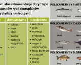 Zalecane, dopuszczalne i niezalecane nazwy ryb alfabetycznie. Tłuste, chude i słodkowodne ryby polecane do spożycia.