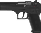 Czarny pistolet Retay Eagle X Cal 9mm, przypominający wyglądem model Desert Eagle, często kojarzony ze stalkerami.