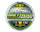 Jaka żyłka do method feeder? Trabucco XPS Method Feeder, 0.203mm, szybkie tonięcie, odporna na przetarcia. Idealna na zawody.