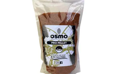 Jaki pellet do metody na karpia? Opakowanie pelletu OSMO PRO PELLET 2mm, idealne na karpie.