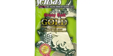 Opakowanie zanęty Sensas Crazy Bait Gold, idealne na leszcza. Skuteczna mieszanka dla karpia, płoci i leszcza.