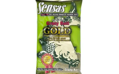 Opakowanie zanęty Sensas Crazy Bait Gold, idealne na leszcza. Skuteczna mieszanka dla karpia, płoci i leszcza.