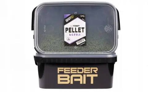 Gotowy pellet morwa 2mm, idealny na ryby karpiowate. W wiaderku Feeder Bait.