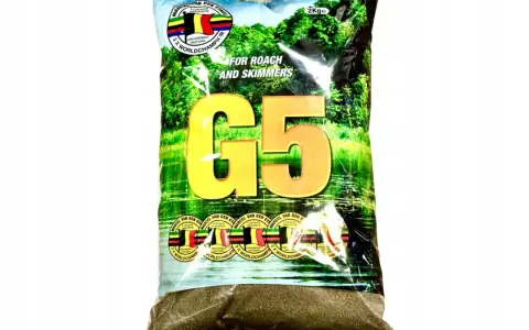 Zanęty Van den Eynde G5, 2kg, dla płoci i skimerów. Idealne na zawody wędkarskie.