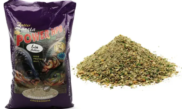 Zanęta Stil Power HPB, gruboziarnista, z rybami na opakowaniu. Świetna cena za wysokiej jakości przynętę.